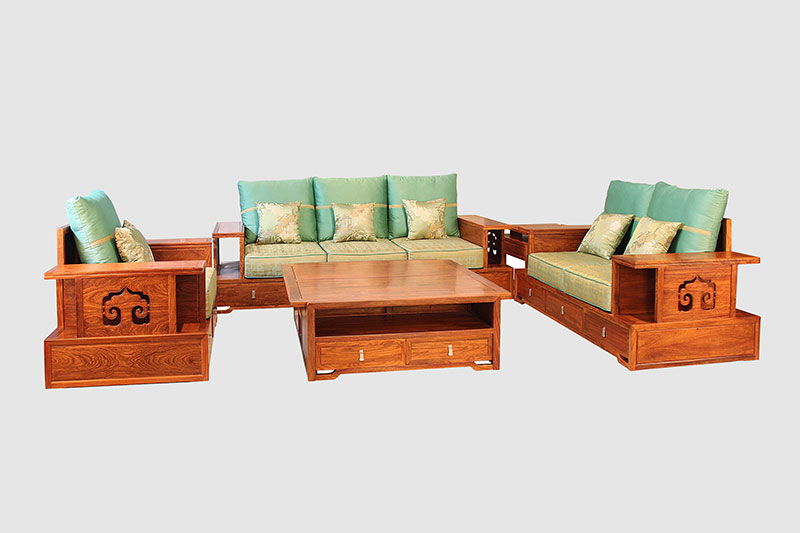 自贡中式实木沙发简直太美了
