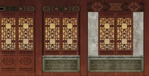 自贡隔扇槛窗的基本构造和饰件
